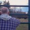Derek and the Bison at peace in the fields at White Pine Bison.  Now you are living on the wild side!