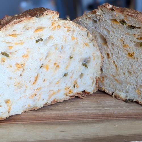Cheddar Jalapeno Sourdough Bread