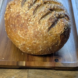 Honey Oat Sourdough Bread