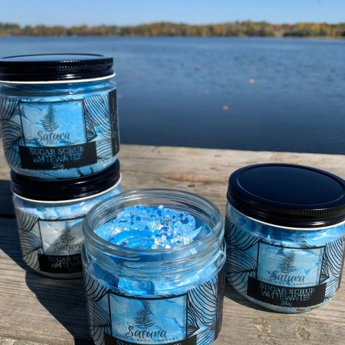 Sugar Scrub - Satura - Whitewater - 250 g
