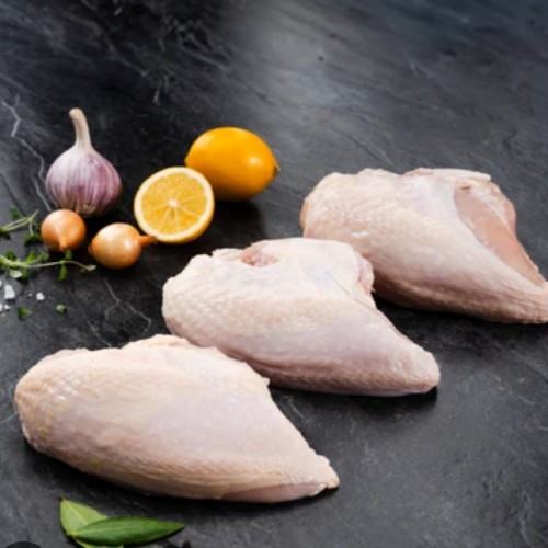 Chicken - Breast - LOCAL - Sustainably Raised - Bone in - Skin on - per lb